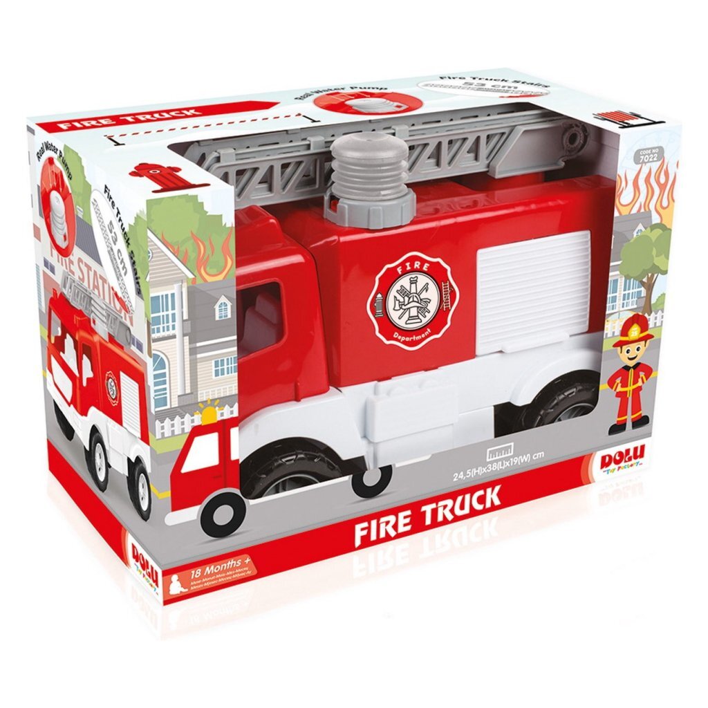 Dolu Dolu Feuerwehrwagen Rot Weiß