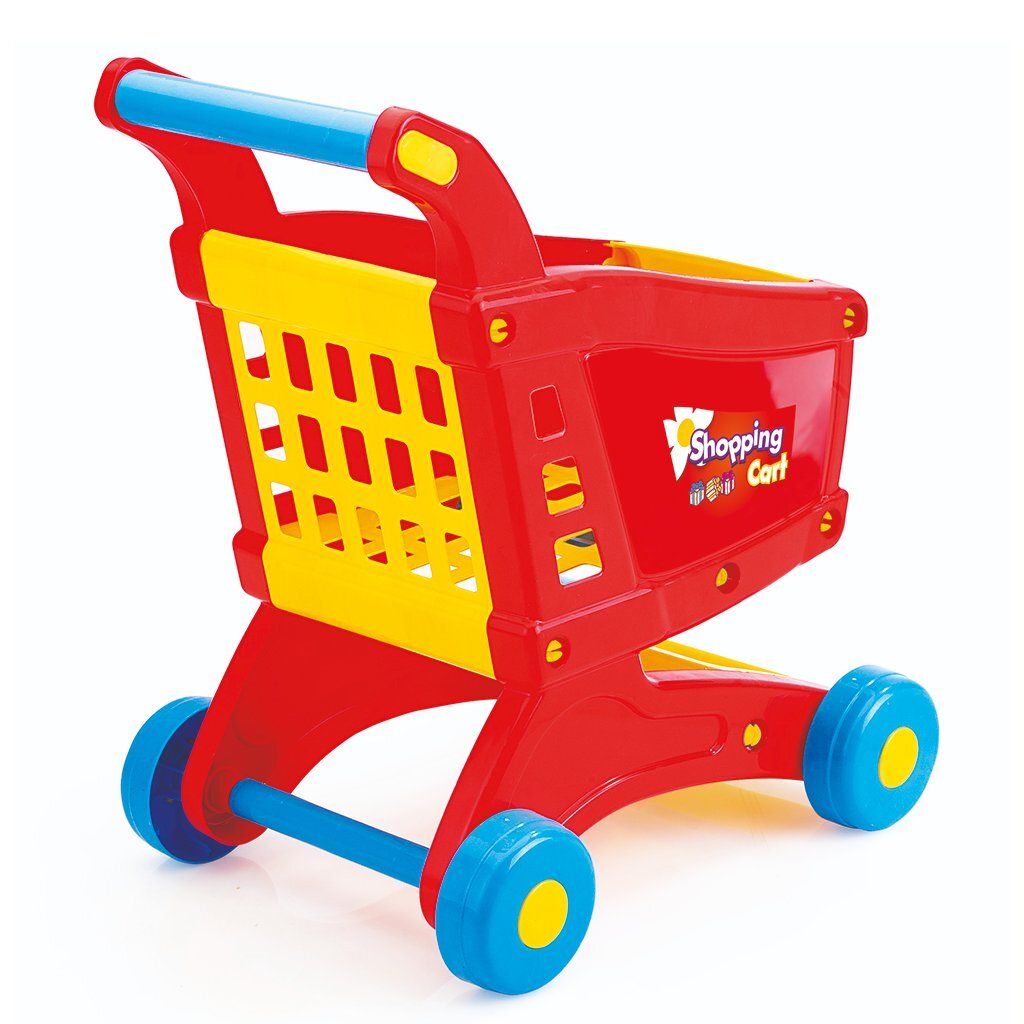 Dolu Dolu Einkaufswagen 50x31x43 cm Rot gelbblau