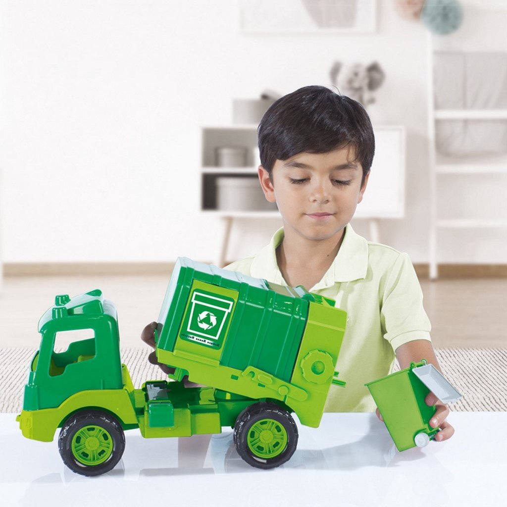 Dolu Dolu Müllwagen 43 cm Grün