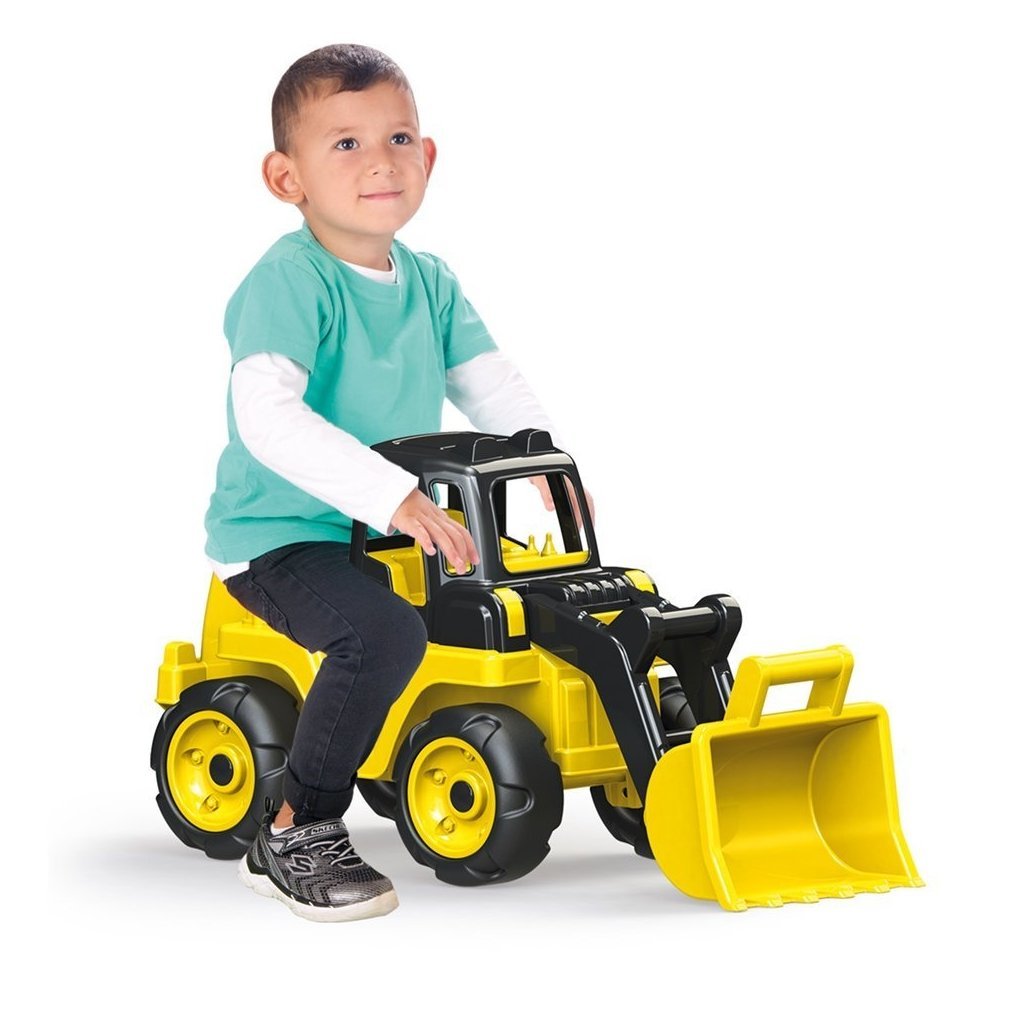 Dolu Dolu Max Bulldozer Walking Car 36x72x31 cm Gelb Schwarz