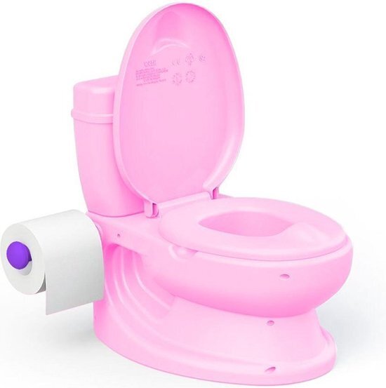 Dolu Dolu Bildung Kindertoilette mit Sound Pink