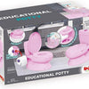 Dolu Dolu Bildung Kindertoilette mit Sound Pink