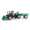 Dolu Dolu Pedal Traktor Bagger + Anhänger Grün grün