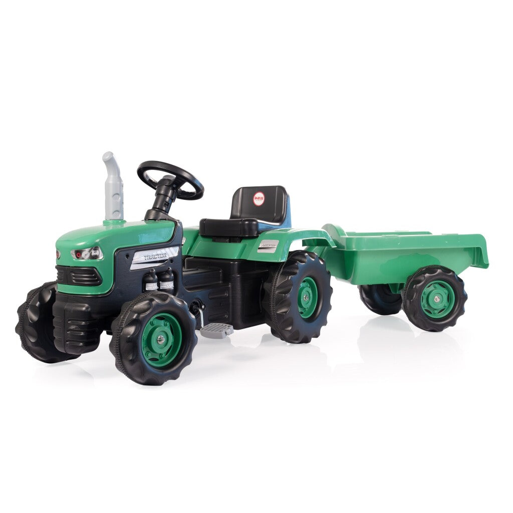 Dolu -Traktor mit Anhänger Horn Groene schwarz