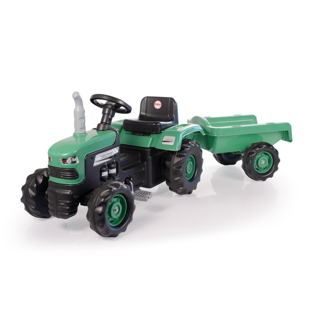 Dolu -Traktor mit Anhänger Horn Groene schwarz