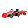 Dolu Dolu Steptractor mit Trailer und Ladegerät Red Black