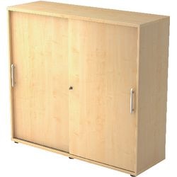 Bach Schiebetürschrank Hammerer 1753s re Melamin 120x40x110cm Ahorn
