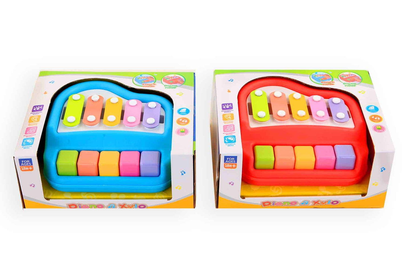 Jonotoys Klavier und Xylophon in 1 Set.