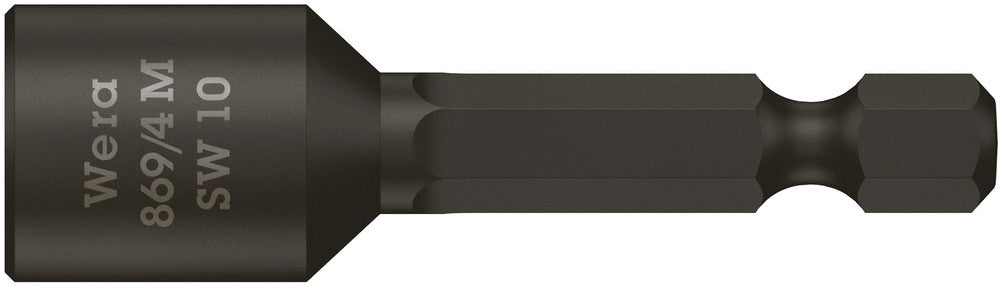 Wera 869 4 m Steckschlüssel-Bit, magnetisch, 11,0 x 50 mm – 1 Stück – 05060426001