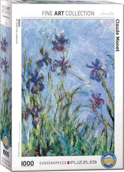Eurographics – Irises (Detail) [Iris (Detail)] – Claude Monet – 1000 Teile 48×68cm (B×H) – Kunstpuzzle