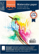 Florence Vaessen Aquarellpapier – intensives Weiß – A5 – 300 Gramm – glatte Struktur – glatt – Florenz – 100 Blatt