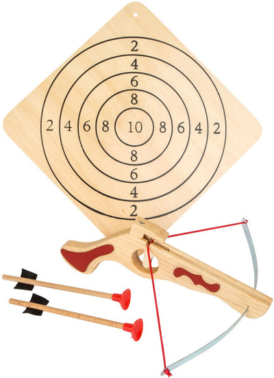 Kleiner Fußscheibe -Armbrust -Spielset