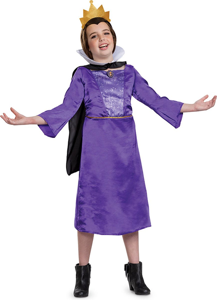 Verkleidung Disney – Bösewichte, klassisches Kleid der bösen Königin, Größe S (5 – 6 Jahre), Mädchen