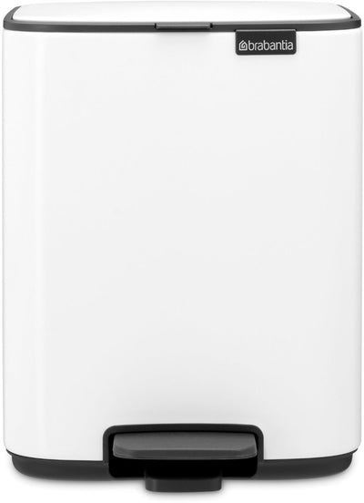 Brabantia Bo Treteimer – 7 Liter – Badezimmer – Weiß