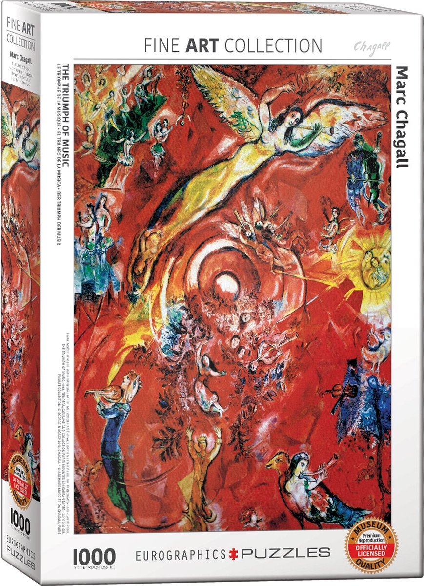 Eurographics Puzzle Marc Chagall Musik 1000-teiliges Puzzle.