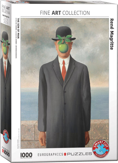 Eurographics – Der Sohn des Menschen [le fils de l'homme] – René Magritte – 1000 Teile 48 × 68 cm (B × H) – Kunstpuzzle