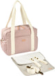 Béaba Paris Wickeltasche – trendige Unisex-Wickeltasche – 16l – inkl. Wickelauflagen-Kühlfach - rosa