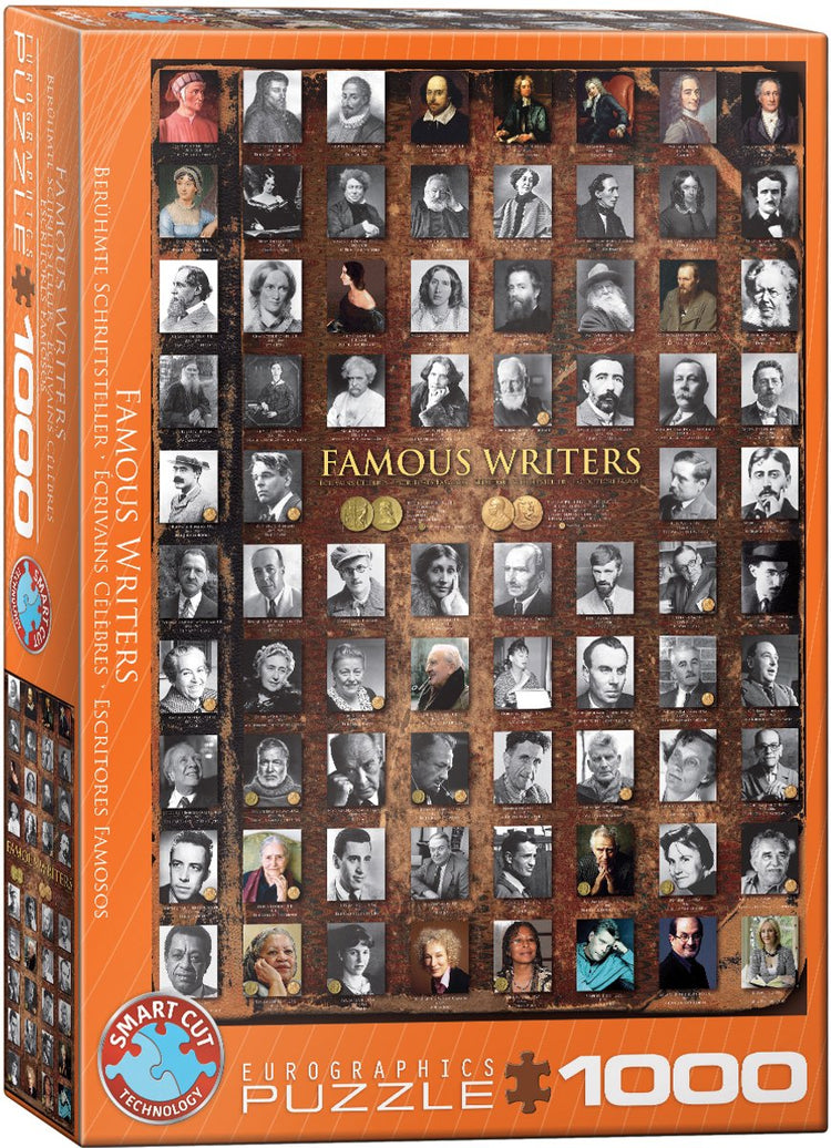 Eurographics – Berühmte Schriftsteller – 1000 Teile 48×68cm (B×H) – Puzzle