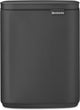Brabantia Bo Abfallbehälter – 7 Liter – Badezimmer – Mineral Infinite Grey