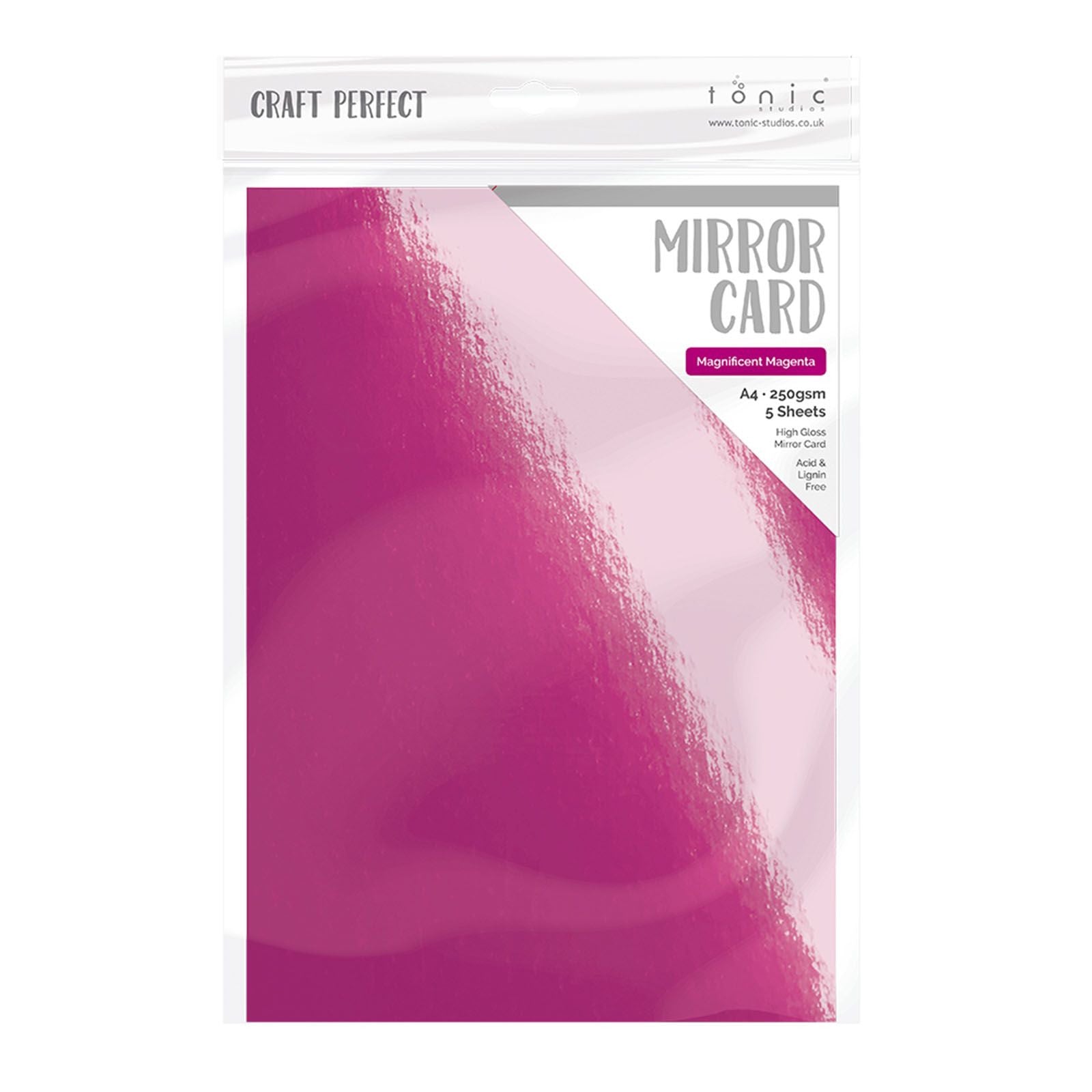Craft Perfect von Tonic Studios Craft Perfect • Spiegelkarte Magnifica Magenta