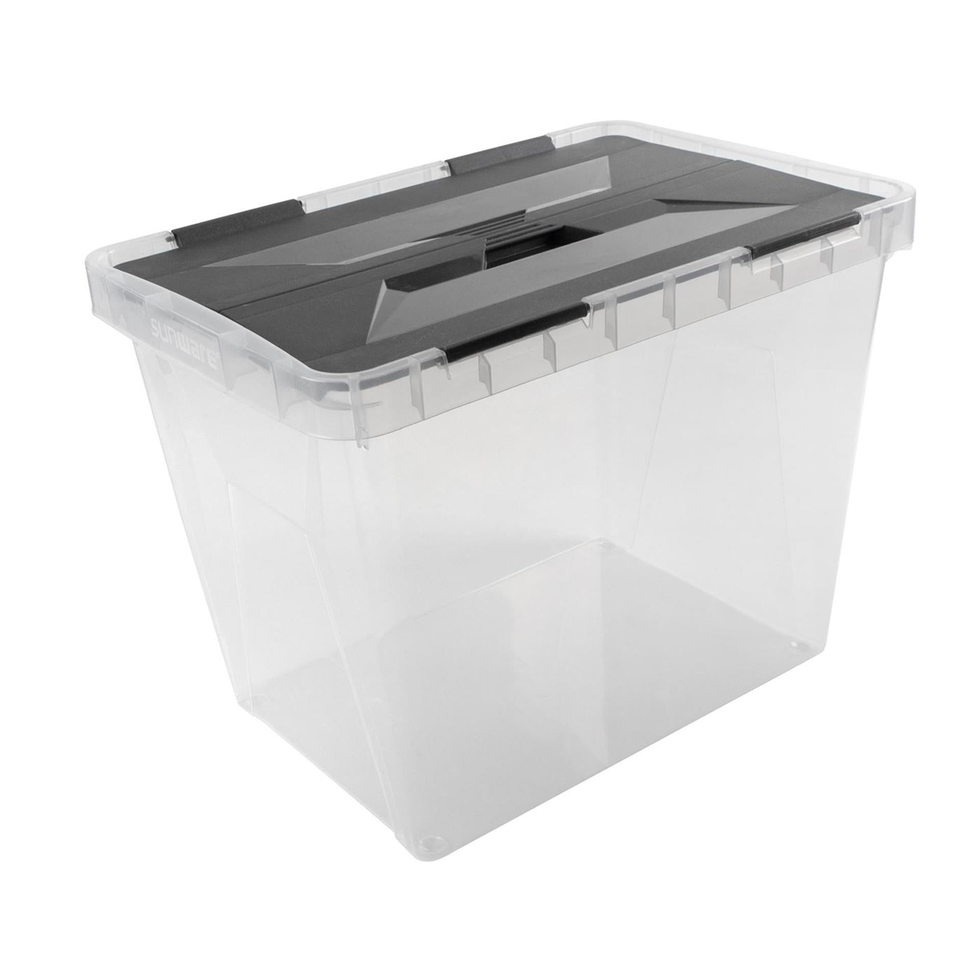 Sunware Onyx Aufbewahrungsbox 25l transparent