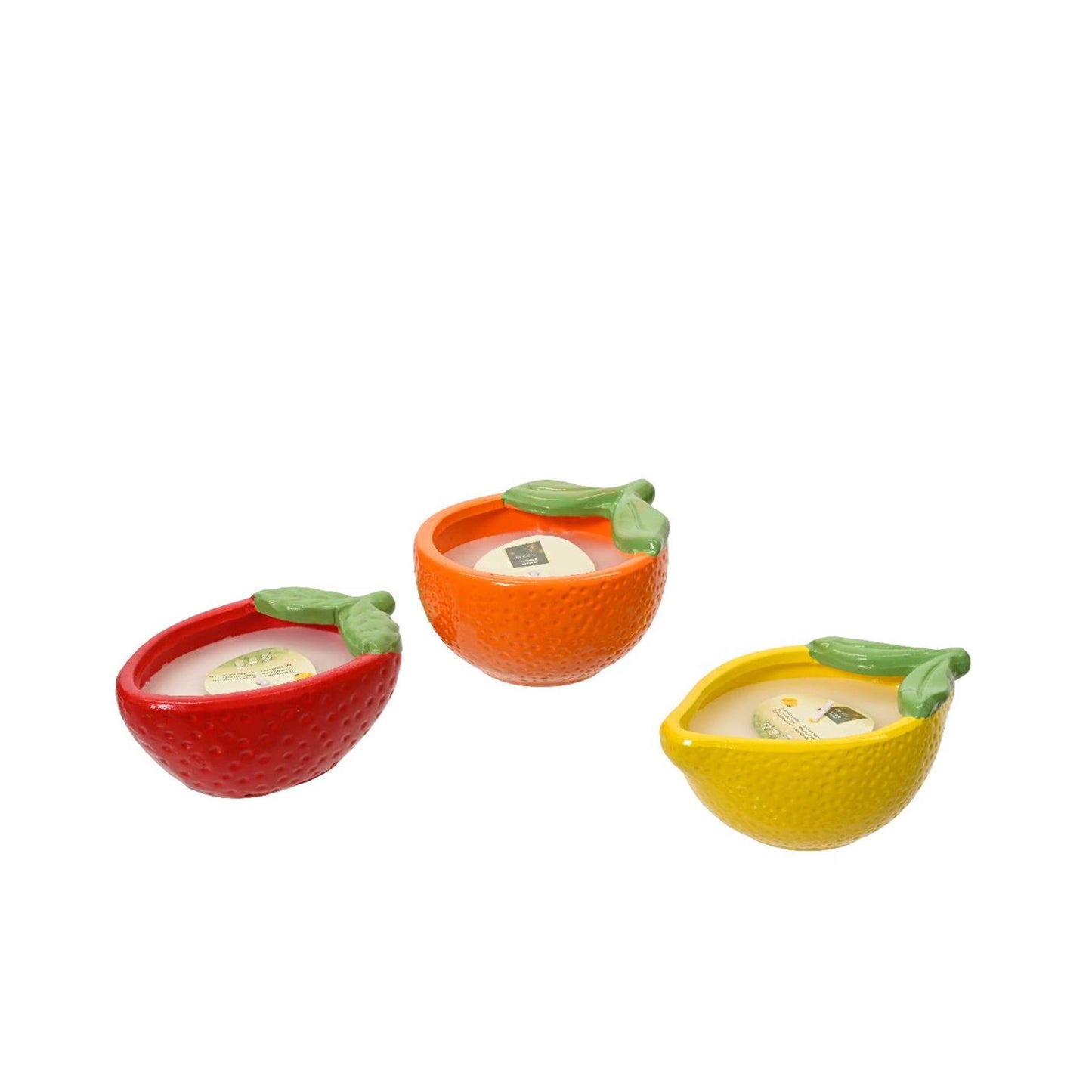 Decoris Citronella Kerze Obst 14x10x5,5cm