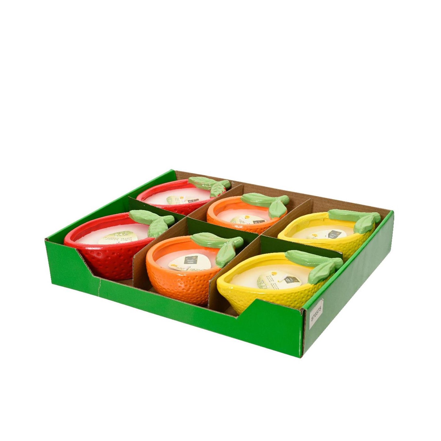 Decoris Citronella Kerze Obst 14x10x5,5cm