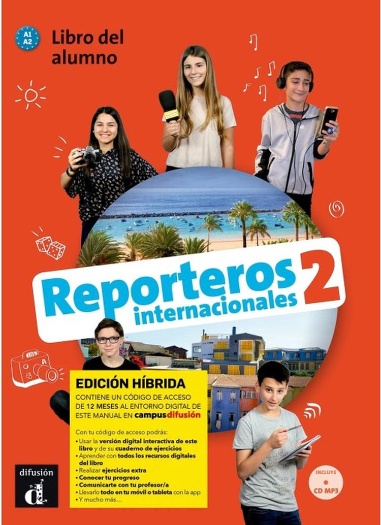 Internationale Reporter 2 – Ausgabe der Hibrida – Alumno-Buch + Audio-MP3. a1 a2