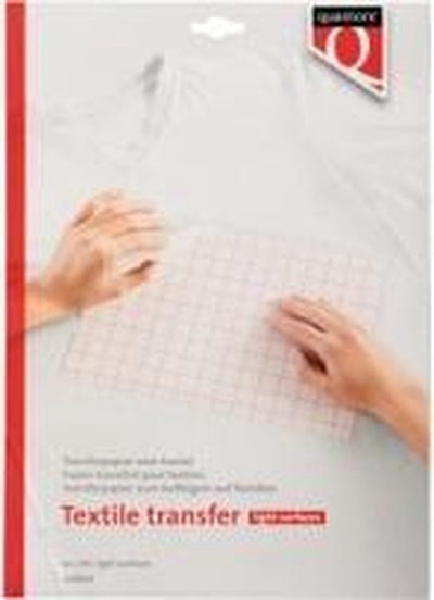 Quantore-Transferpapier für Textilien – leichte Kleidung – 6 Blatt – A4