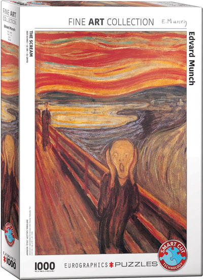 Eurographics – The Scream [skrik] – Edvard Munch – 1000 Teile 48 x 68 cm (B x H) – Puzzle