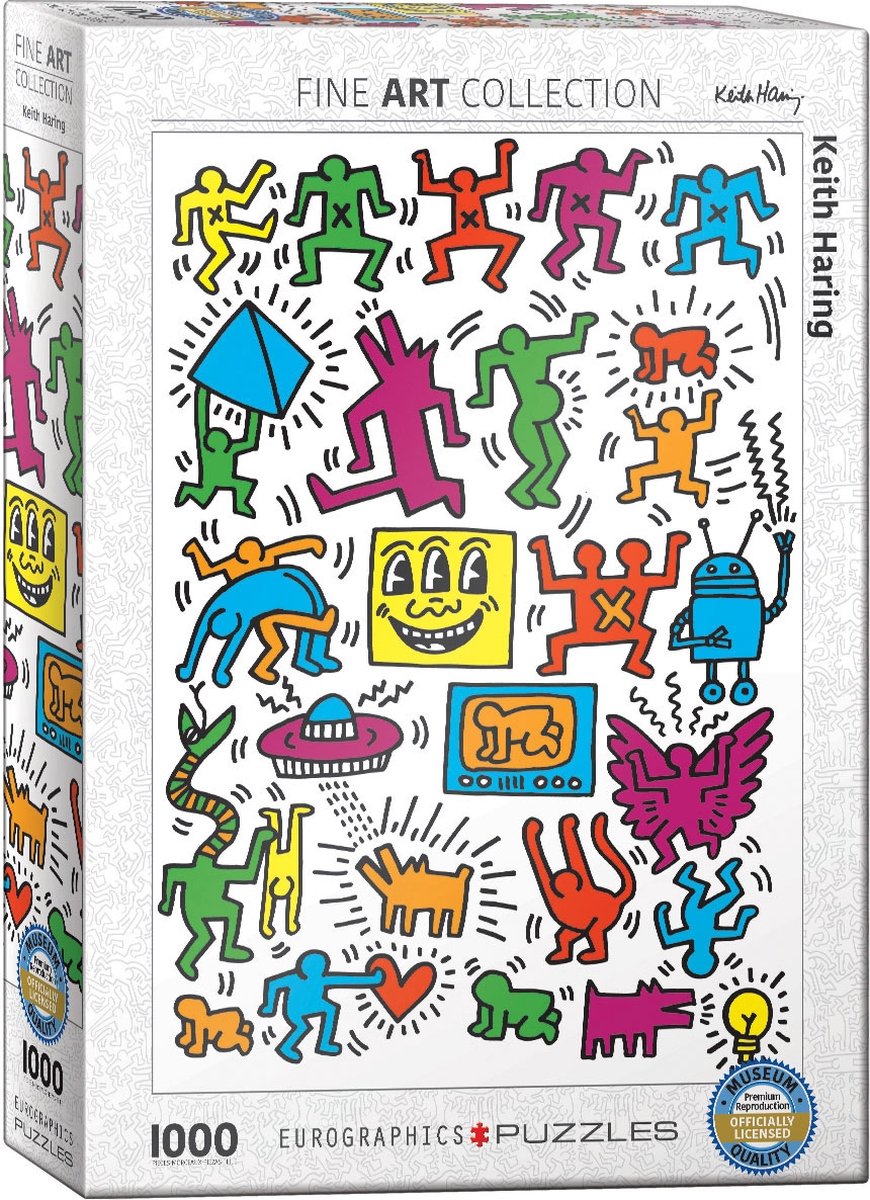 Eurographics – Collage – Keith Haring – 1000 Teile 48 x 68 cm (B x H) – Kunstpuzzle