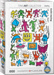 Eurographics – Collage – Keith Haring – 1000 Teile 48 x 68 cm (B x H) – Kunstpuzzle