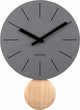 Karlsson Wanduhr Arlo Pendel – Grau – ø30 cm – skandinavische Wanduhr