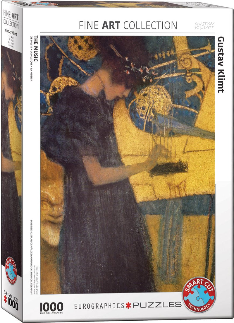Eurographics – die Musik [die musik] – Gustav Klimt – 1000 Teile 48×68cm (B×H) – Kunstpuzzle