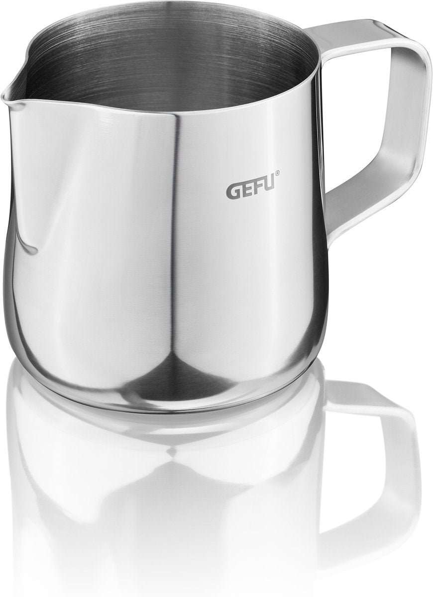 Gefu Barista-Milchkännchen – 150 ml – Edelstahl – tropffreier Auslauf