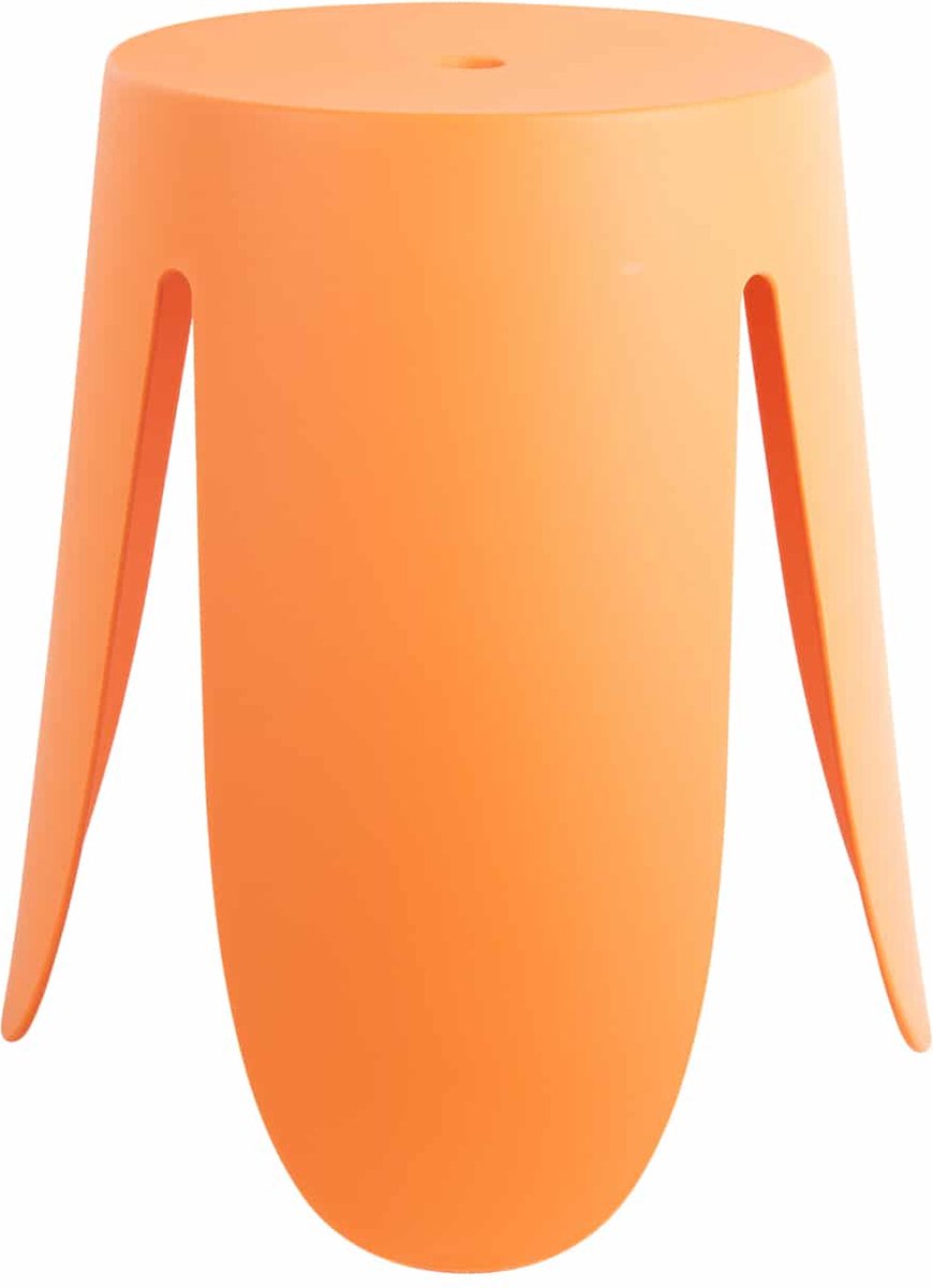 Leitmotiv Hocker Ravish - Orange - ø43cm - skandinavisch