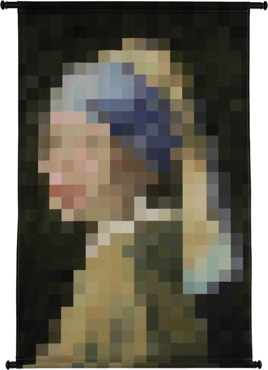 Hd Collection Wandbehang Lady Pearl Blue 110x3x83cm