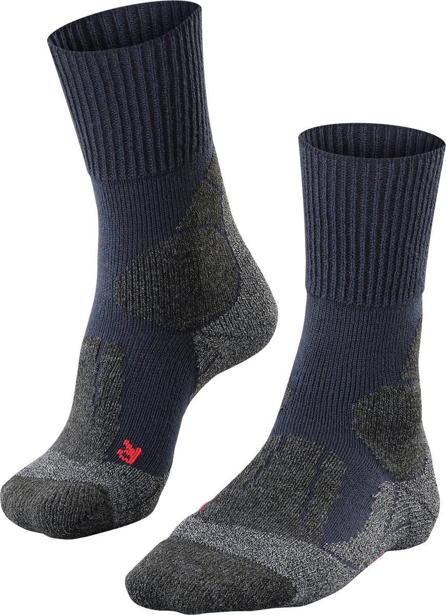 Falke TK1 Anti-Blister Wandersocken aus dickem Woll-Funktionsmaterial Herren blau - Größe 39-41