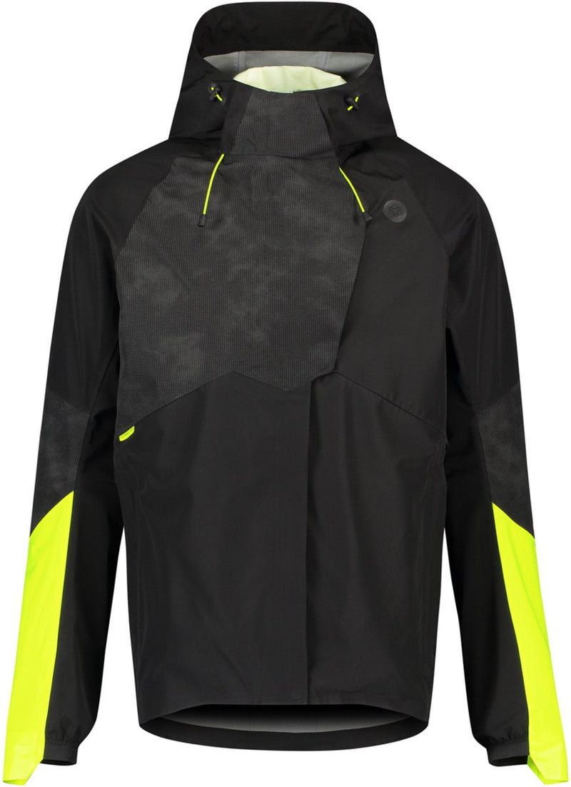 Agu Tech Commuter Regenmantel Herren Hi-Vis Reflexion Schwarz