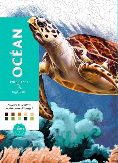 Hachette Coloriages Mystères Oceans – Malbuch – Malbuch zum Ausmalen nach Zahlen