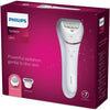 Philips Bre730 00 Serie 8000 nasse und trockene Epileering -Geräte Pink White