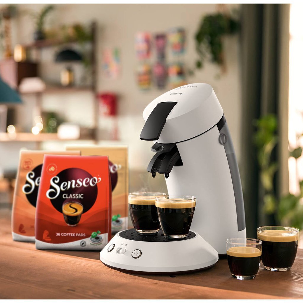 Philips CSA210 10 Senseo Original Plus Coffee Pad Machine Weiß