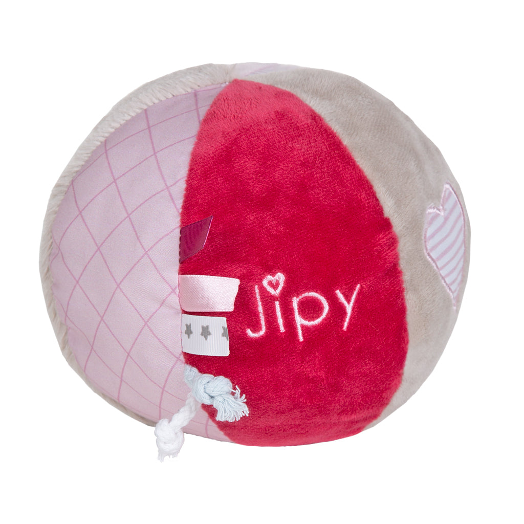 Jipy Jipy kuschly Ball + Sound Pink