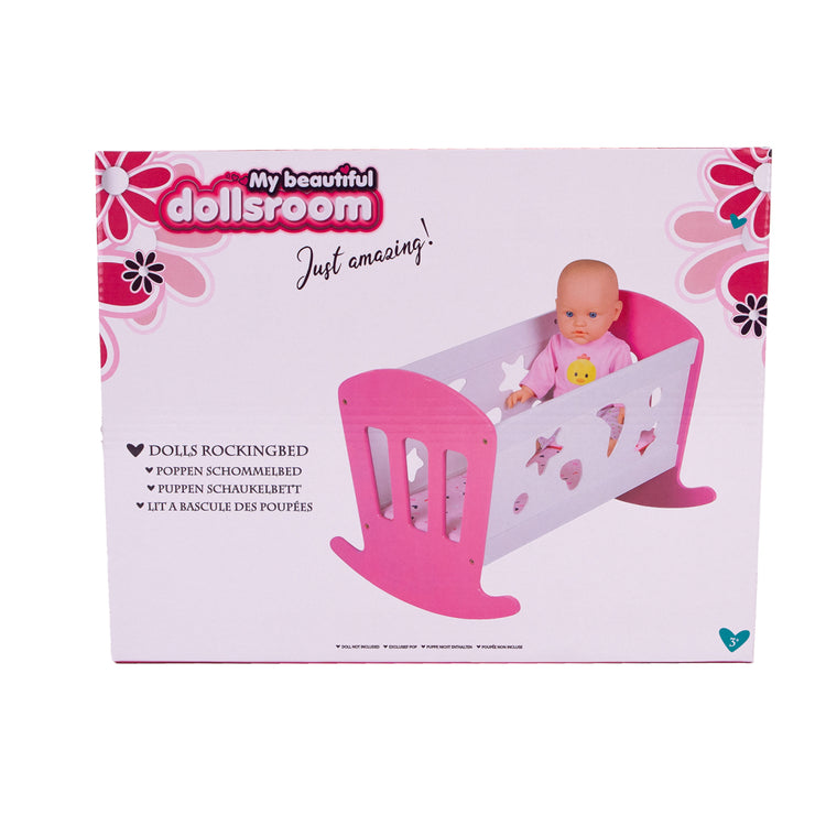 Mein schönes Puppenzimmer mein wunderschöner Puppenzimmer Holzpuppen Kampf 49x37x35 cm rosa weiß