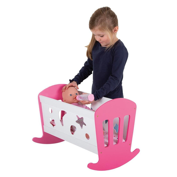 Mein schönes Puppenzimmer mein wunderschöner Puppenzimmer Holzpuppen Kampf 49x37x35 cm rosa weiß