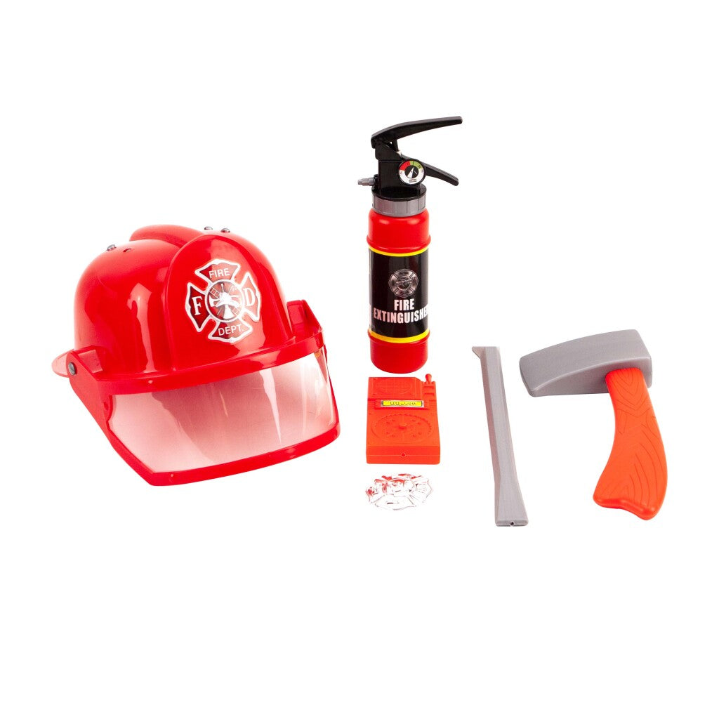 Grundlegende Feuerwehr spielen Set 6-teilig