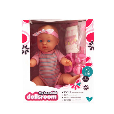 Mein schönes Puppenzimmer mein wunderschöner Puppenzimmer Pop 43 cm + 9 Accessoires