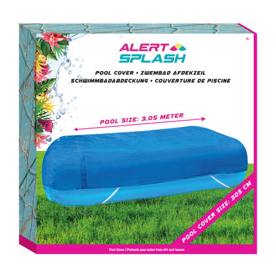 Alarm -Alarm -Schwimmbadabdeckung 305x183x46 cm