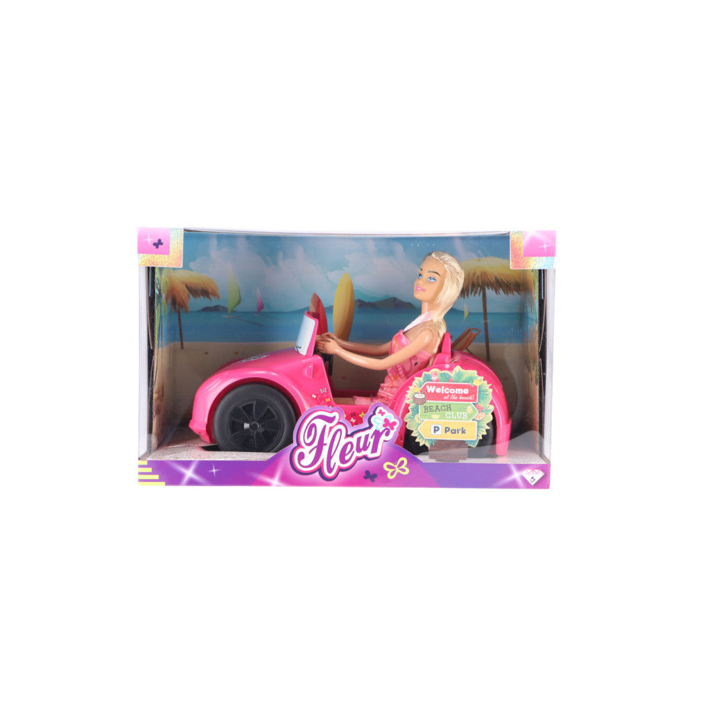 Fleur Fleur Pop mit Auto Pink