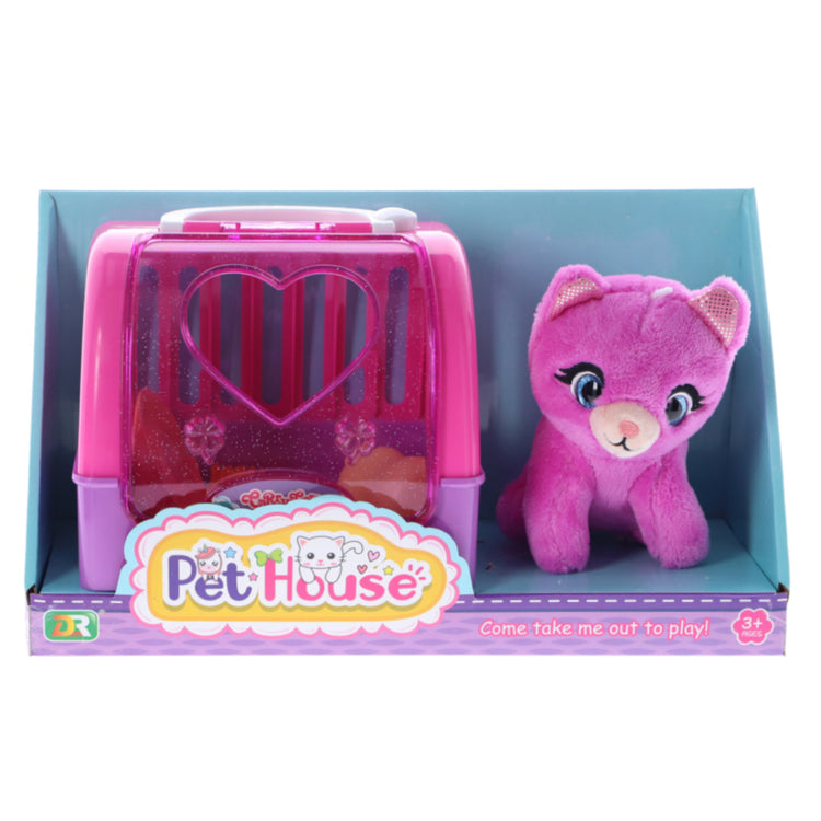 Basic Pet House Cuddly Cat + Reisekoffer und Zubehör
